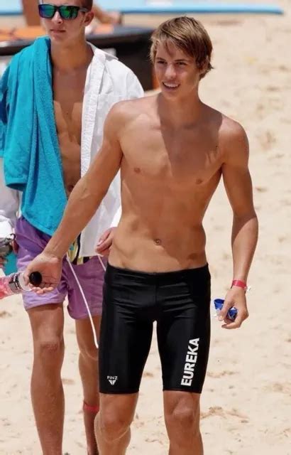 Shirtless Male Cute Blond Beach Guys Walking Swim Wear Suit Photo 4x6 C112 429 Picclick