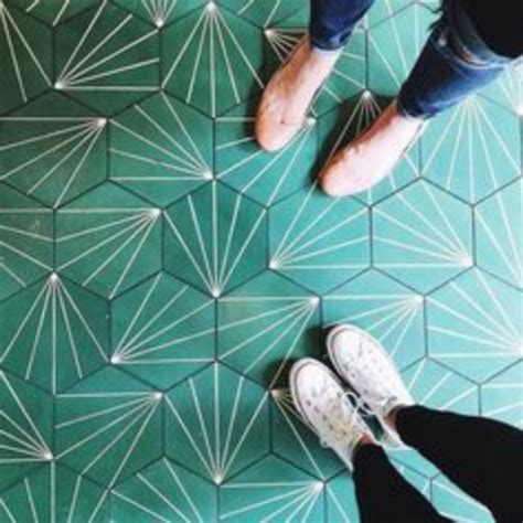55 Stunning Floor Design Ideas For Your Home Geometric Tile Pattern