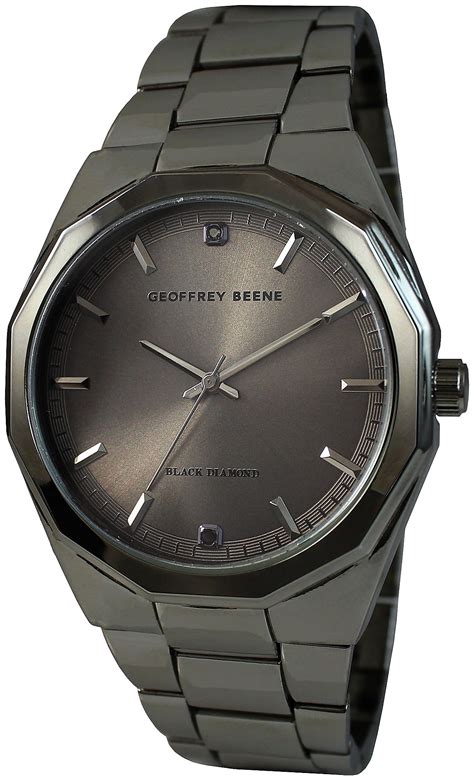 Geoffrey Beene Mens Gunmetal Grey Watch One Size Gunmetal Grey Ebay