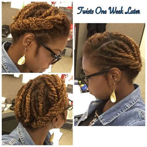 Two Strand Twists Pin Up Twist Pinterest Natural Protective