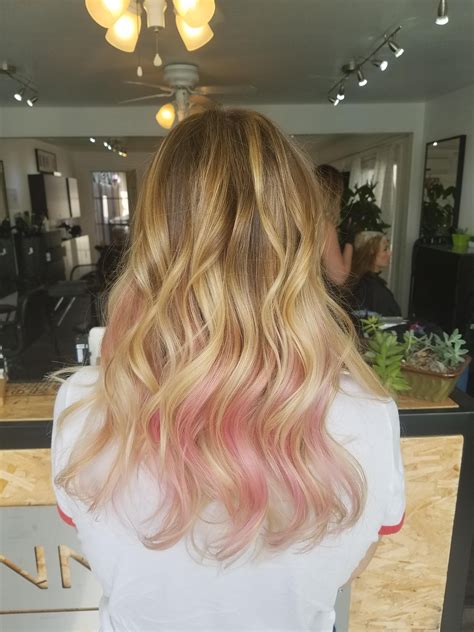 Hidden Pink Hair Pink Blonde Hair Hair Color Underneath Pink Hair Dye
