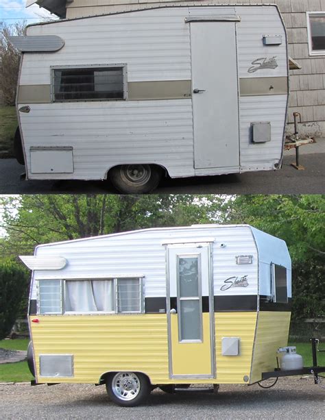 This Is Our 1969 Shasta Compact Vintage Trailer When We First Brought