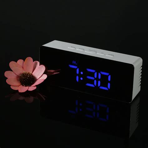 Buy Digital Led Mirror Alarm Clock Usbandbattery Operated 12h24h Display Alarm