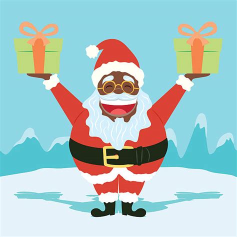 Black Santa Claus Illustrations Royalty Free Vector Graphics And Clip