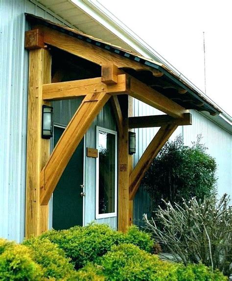 Awning Over Front Door Awnings Timber Frame Porch House Exterior