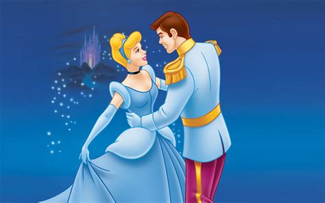 Cinderella And Prince Charming Dancing Cartoons Walt Disney Wallpaper