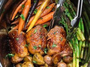 Recipe to lower daily sodium consumption. Balsamic Chicken and Vegetables | Heart healthy recipes ...