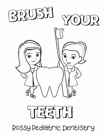 Sheet Fun Stuff Coloring Dentistry Pediatric Dental