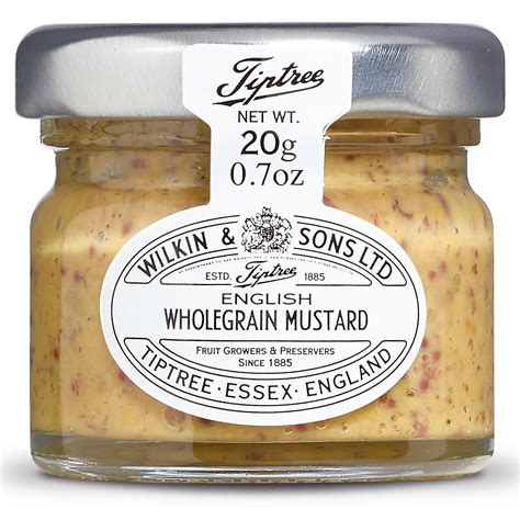 Tiptree Wholegrain English Mustard Portion Pots Fruugo Uk