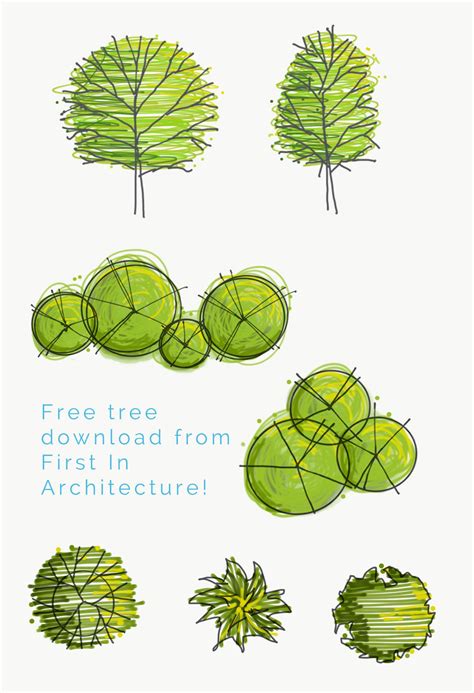 Free Tree Download Set 10 First In Architecture Landscape