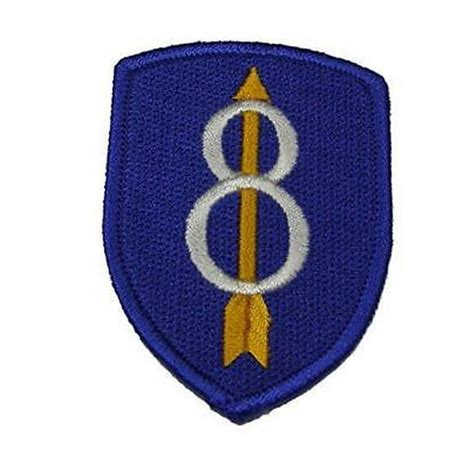 Us Army Eighth 8th Infantry Division Inf Div Id Patch My Credentials