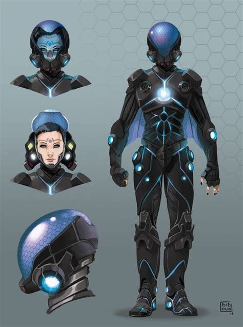 Future Futuristic Future Warrior Helmet Sci Fi Futuristic Suit
