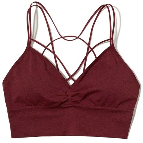 Hollister Seamless Strappy Longline Bralette With Removable Pads 17 Liked On Polyvore