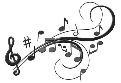 Music Notes Black And White Jazz Music Notes Clipart Wikiclipart