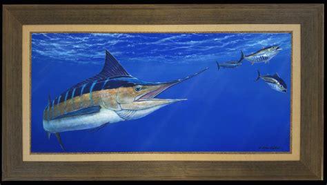 Fine Art Blue Water Marlin Steve Whitlock Game Fish Art Steve