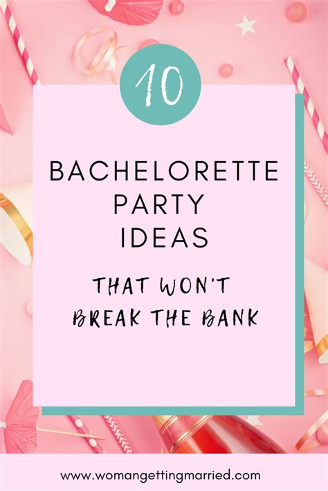 Affordable And Fun Bachelorette Party Ideas