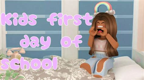 Kids First Day Of School Playville Roleplay Youtube