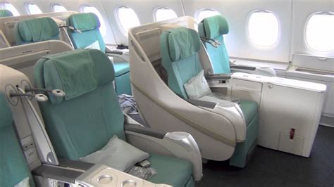 Korean Air A380 Upper Deck Business Class Front Section Seat 7h And