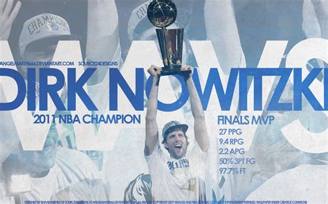 Dirk Nowitzki Of Dallas 2011 Nba Finals Mvp Stats Widescreen Wallpaper
