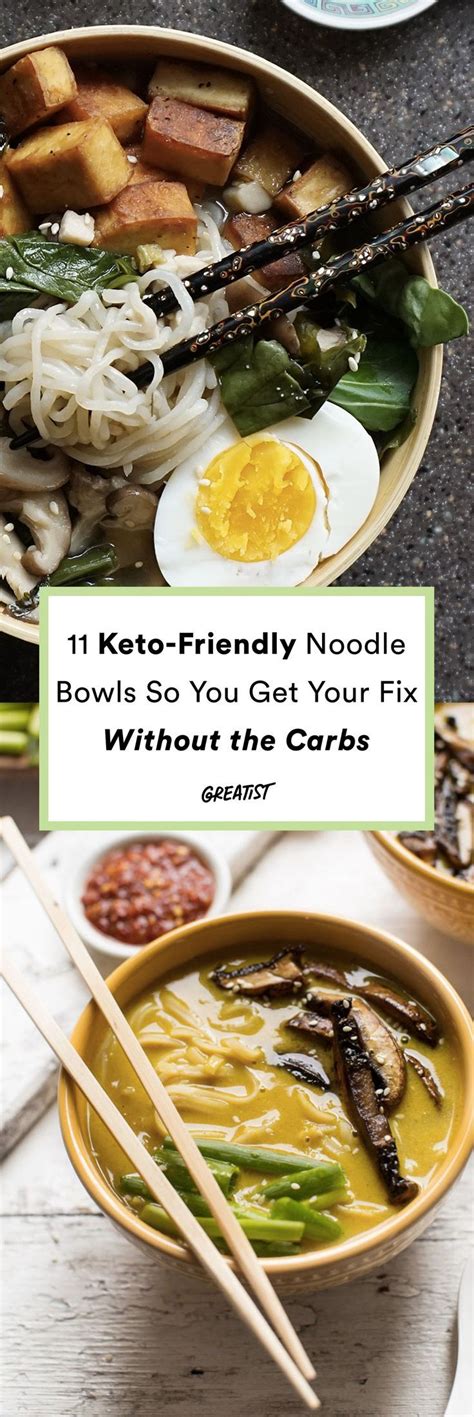 Looks like a flat rice noodle or thinner fettuccine noodle. 11 Keto-Friendly Noodle Bowls Way Better Than the Ramen ...