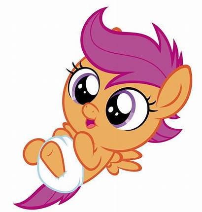 Scootaloo Mlp Diaper Pony Rainbow Dash Clipart