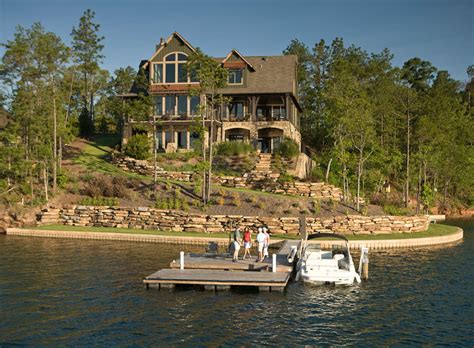 A Collection Of Waterfront Homes On Lake Martin Present By Lake
