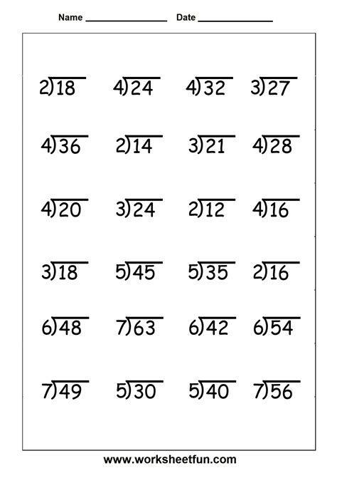 Division 4 Worksheets Free Printable Math Worksheets Printable