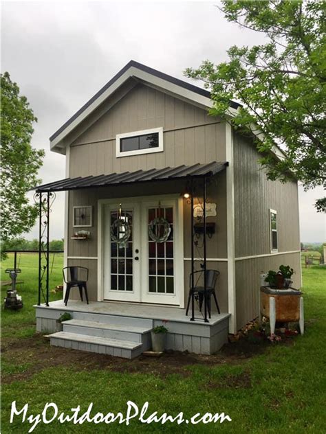 Diy 12x24 Tiny House With Loft Myoutdoorplans Free Woodworking