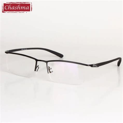 buy chashma brand designer men glasses frame titanium alloy eyeglass male