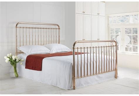 Time Living 3ft Single Rose Gold Metal Bed Beds From Beds 4 Less Uk