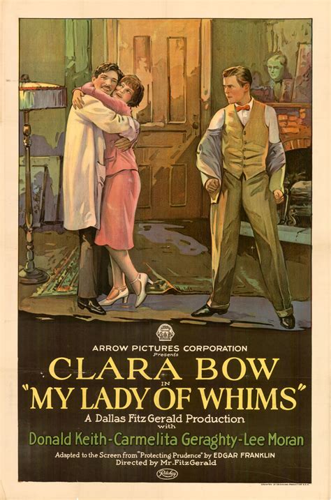 Clara Bow In “my Lady Of Whims” 1925 Matthew S Island