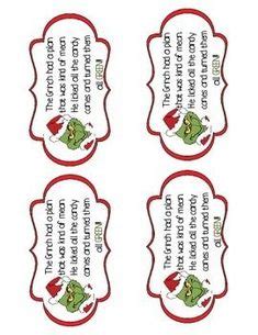 This grinch has candy canes in his eyes, what is he thinking. Grinch Candy Cane and Tag (Free Printable) from ...