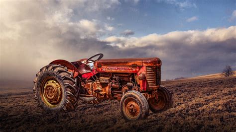 Red Tractor Wallpapers Wallpaper Cave