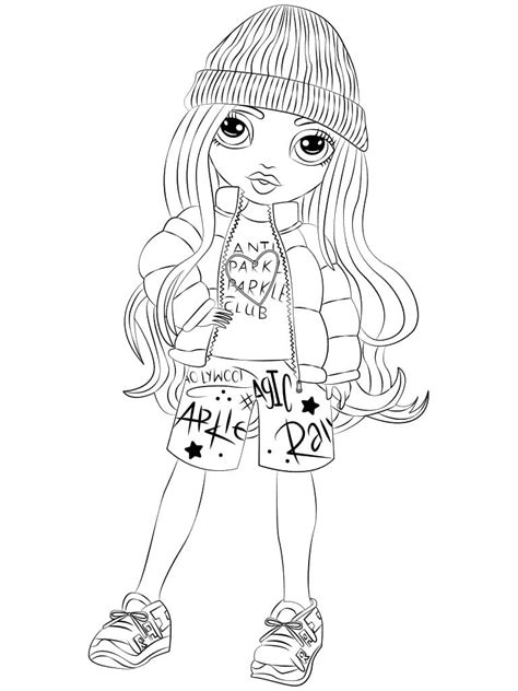 Rainbow High Skyler Coloring Page Images And Photos Finder