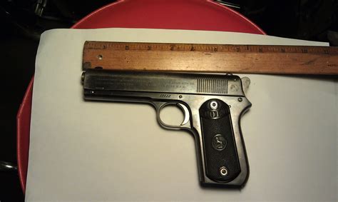 I Have A Colt 1902 Calibre 38 Rimless Smokeless Automatic Pistol