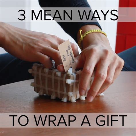 Here's a funny way to wrap a gift card or cash, frame it in glass with an insert that says, in an emergency break glass! image found via create my event. 3 Mean Ways To Wrap A Gift // #gifts #holiday | Nifty Gift Ideas