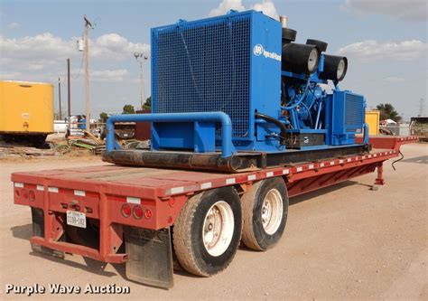 Ingersoll Rand Air Compressor And Lufkin Trailer In Odessa Tx Item