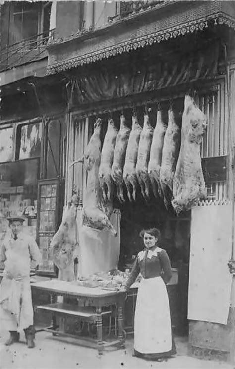 Butcher Shops Of The Past Vintage Photos Show How Butcher Shop Fronts