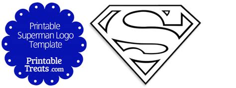 Printable Superman Logo Template — Printable