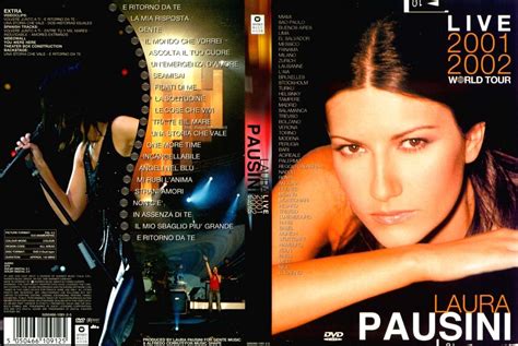 Jaquette Dvd De Laura Pausini Live 2001 2002 World Tour Cinéma Passion