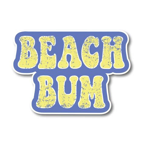 Beach Bum Decal Southern Made Tees
