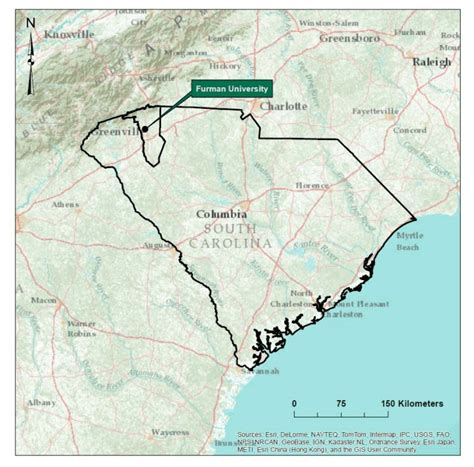 Greenville South Carolina County Map