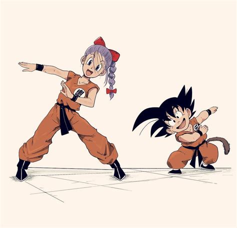 Son Goku And Bulma Dragon Ball And 1 More Drawn By Phil Dragash