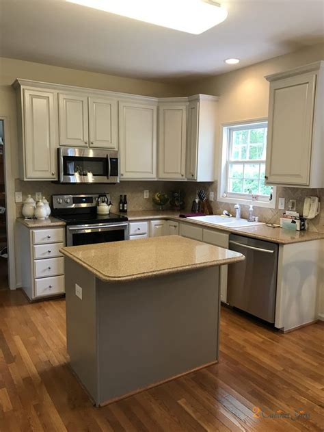 Agreeable gray coordinating colors for accent walls. Agreeable Gray and Mega Greige - 2 Cabinet Girls