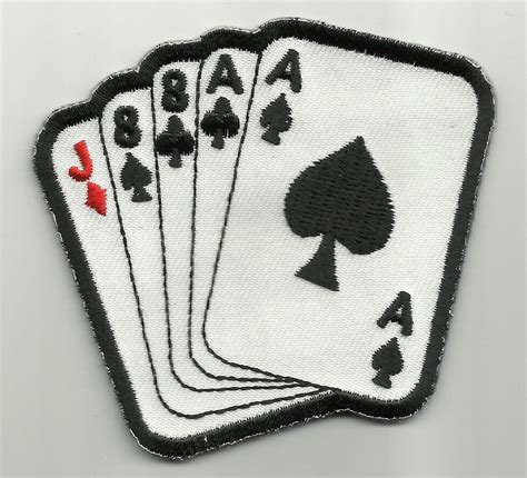 Aces And Eights Dead Mans Hand Patch Usmilitarypatchcom