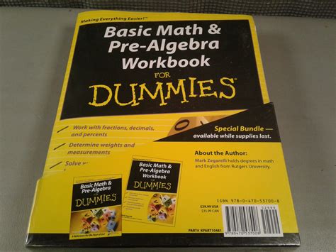 Lot Detail Math For Dummies Books