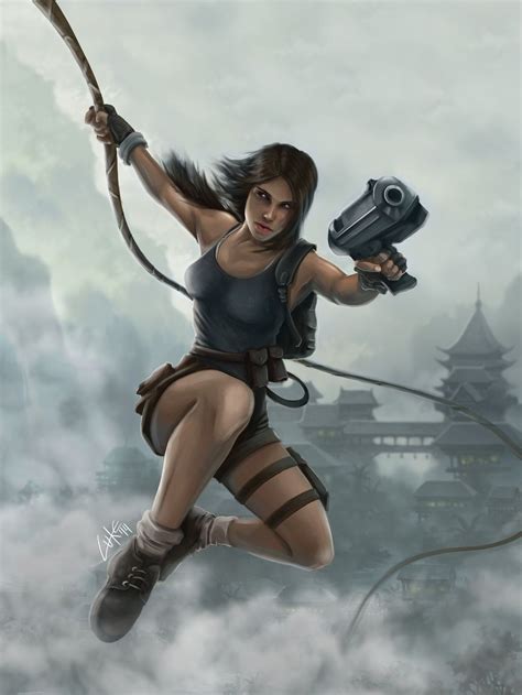 Lara Croft By Lukecfc On Deviantart Tomb Raider Lara Croft Tomb Raider Tomb Raider Art