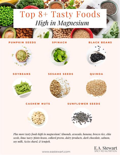 8 tasty foods high in magnesium you should be eating