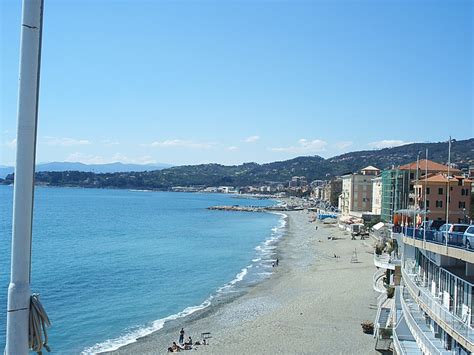 Varazze The Sea And The Beaches Of Varazze Liguria Italy San Remo