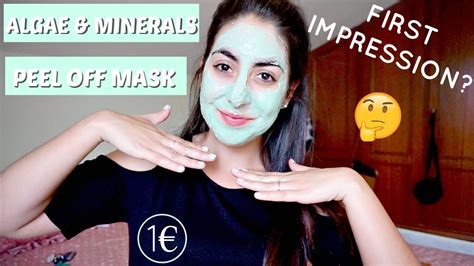 Algae And Minerals Peel Off Mask 1€ First Impression Youtube